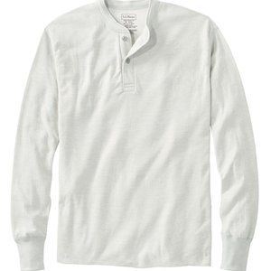 Men's Two-Layer River Driver's Shirt®, Traditional Fit Henley, Large tall